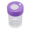 Magnifying Viewing Jar Multifunction Waterproof Magnifying Glass Storage Jar with