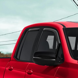 Voron Glass in-Channel Extra Durable Rain Guards for Honda Ridgeline 2017-2026, Window Deflectors, Vent Window Visors, 4 Pieces - 200790