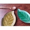 Ceramic Spoon Rest for Stove Top, Ice Cracks Leaf Cute