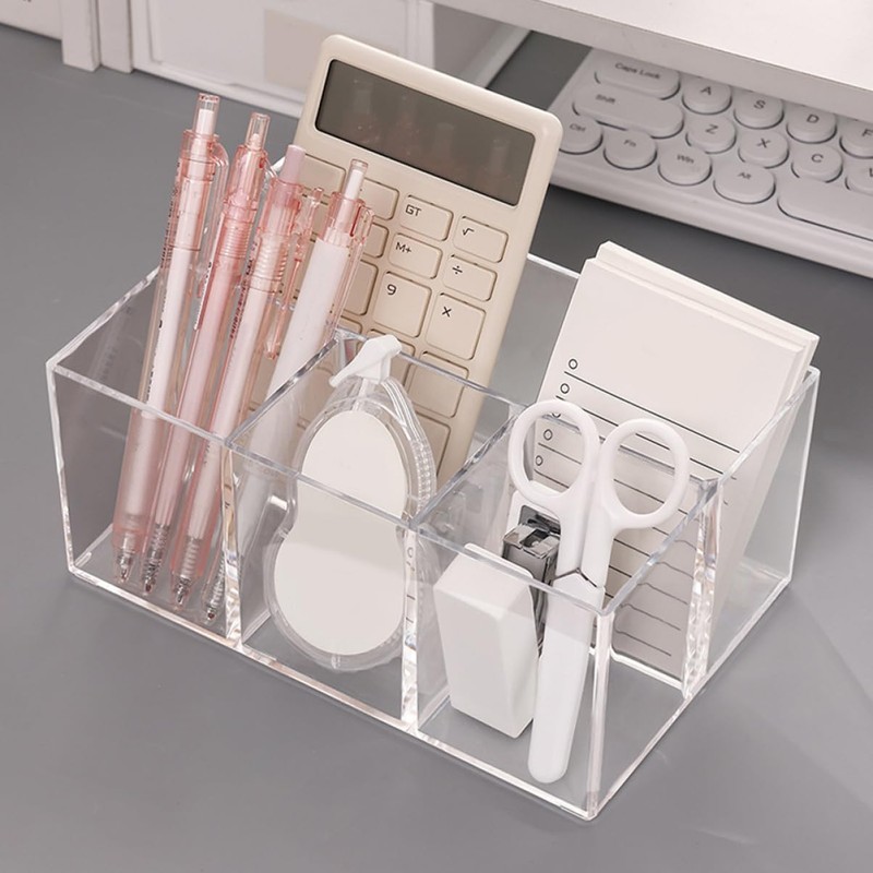 LABRIMP Makeup Brush Holder Storage Organizer for Desk Compact Vanity