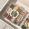 Snackle Box Container12-Compartment with Lid and Handle Divided Serving Snackle