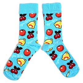 Mens Blue Fruit Machine Vegas Baby Socks UK Size 6-11 / Eur 39-46 / USA 7-12