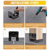 20 PCS 4x4 Post Base for Concrete,Brackets for Wood Posts,Heavy