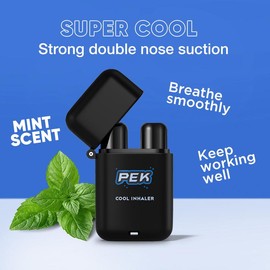 PEK Nasal Inhaler: Powerful Essential Oil Solution Vapors Solution| Fresh Vibe Essential Oil | Breathe In Life Healthy Fitness - Scent: Cola
