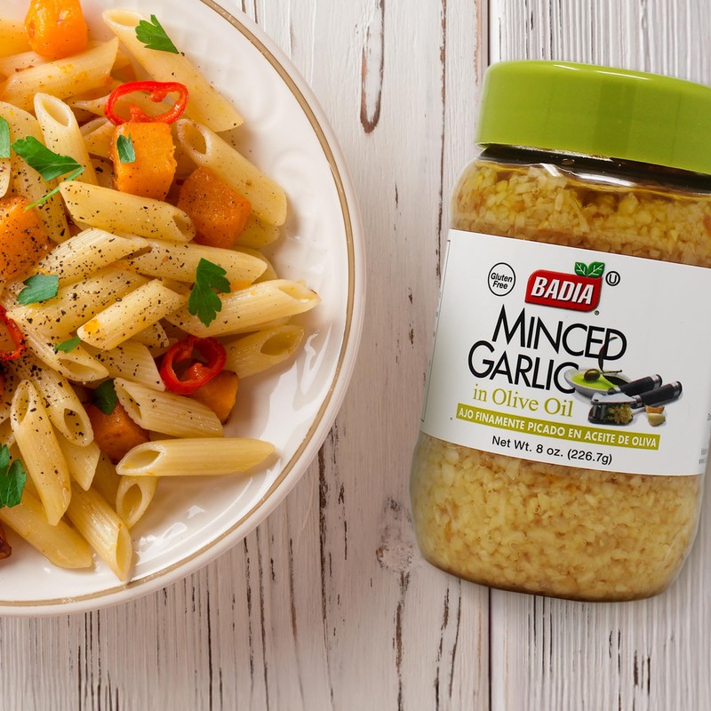 Badia Minced Garlic in Olive Oil, 8 Ounce (Pack of