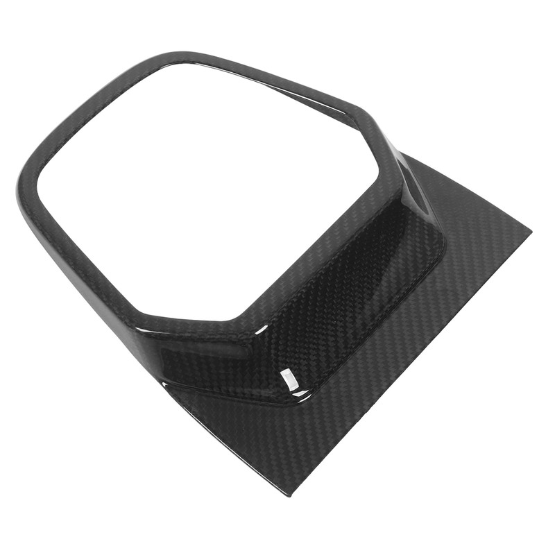 Car Gear Box Cover Trim Carbon Fiber Console Shifter Panel
