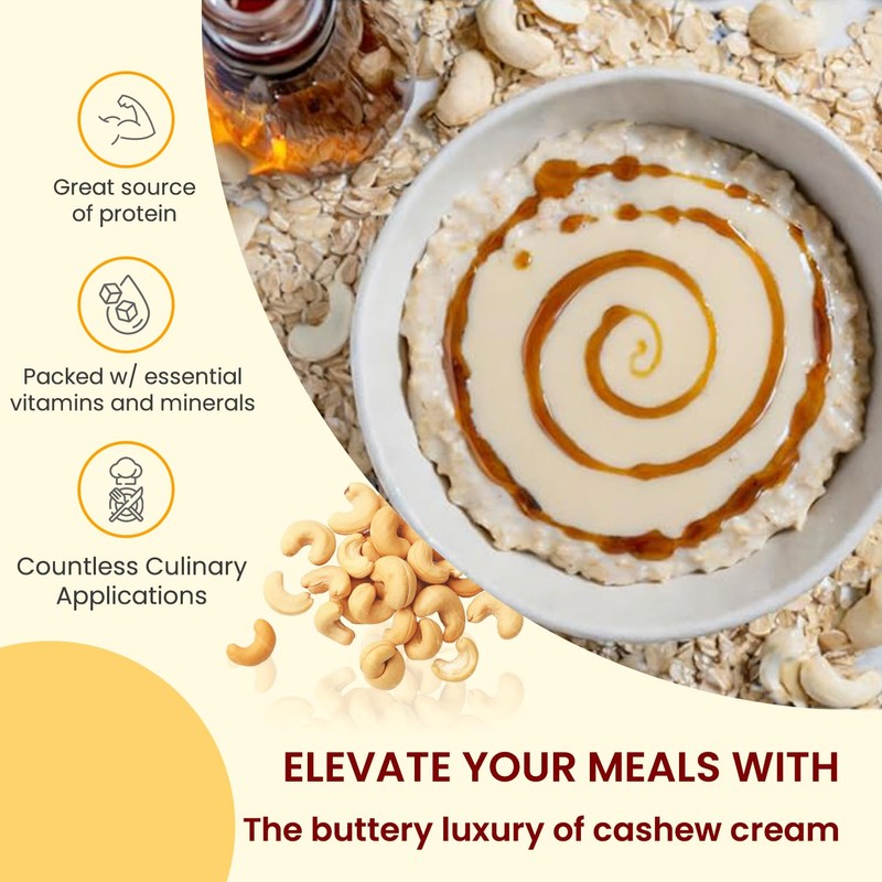 Wellbee's Raw Cashew Butter Cream, No Sugar Added, Non GMO,