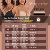 Vinperfor Women Low Back Bra Invisible Backless Bras Lightly-Lined Deep-V