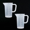 Wisebom 2 PCS Plastic Measuring Jugs, 100ml Small Measuring Jug