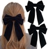 2PCS Big Hair Bow Velvet Hair Bow Clips for Girls