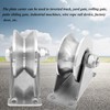 3in Stainless Steel Sliding Gate Wheels U Groove Track Roller