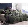 ECOCOTT Army Green Duvet Cover California King Size - 100%