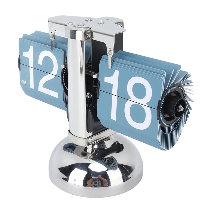 European Style Retro Digital Flip Down Clock 304 Stainless Steel