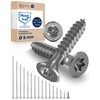 Wood Screws, Torx Screws 5x16, V2A Stainless Steel, Rustproof, Chipboard