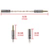 Geekria Apollo Balanced Connection Cable, 3.5mm Quadrule, Balanced (Male) to
