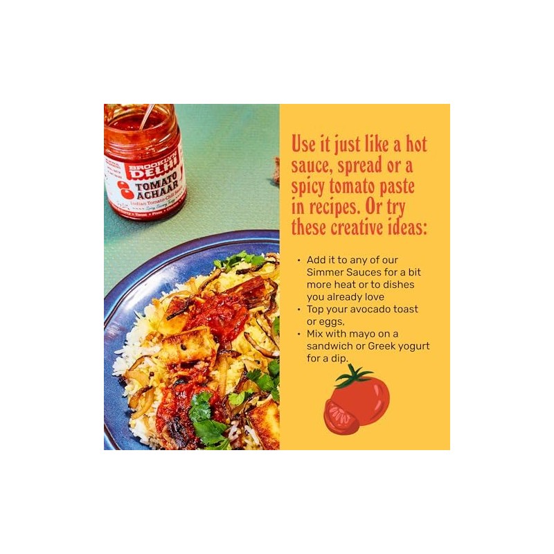 Brooklyn Delhi Tomato Achaar - 2pk - 9 Ounces -