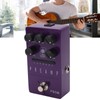 Guitar Effect Pedal Metal Purple 1/4in Interface Parameters Savable Single