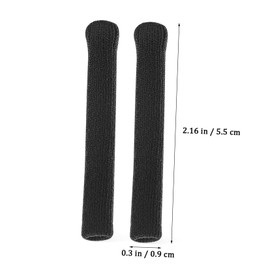 TEHAUX 4pcs Eyeglass Ear Grippers Stretchy Knitted Temple Sleeves for Glasses Cushioned Design Easy to Install and Washable Suitable for Sunglasses Spectacles