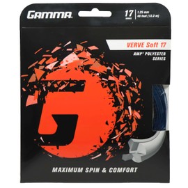 GAMMA Verve Soft Tennis String – Premium Multifilament Tennis String for Control, Power, and Comfort – Durable & Tension Retention – Ideal for Players Seeking a Soft, Responsive Feel