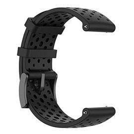 AWADUO Compatible For Suunto D5 Replacement Band, Replacement Silicone Wrist Band Strap For Suunto D5/ Suunto Spartan Sport Wrist HR Baro/Suunto 9/ Suunto Traverse(Silicone Black)