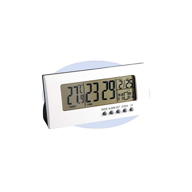 Nani Wine International Multi-Digital Clock SC-1715 4.0 x 1.1 x