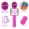 Wireless Bluetooth Karaoke Microphone for Children, Portable 4-in-1 Karaoke Machine