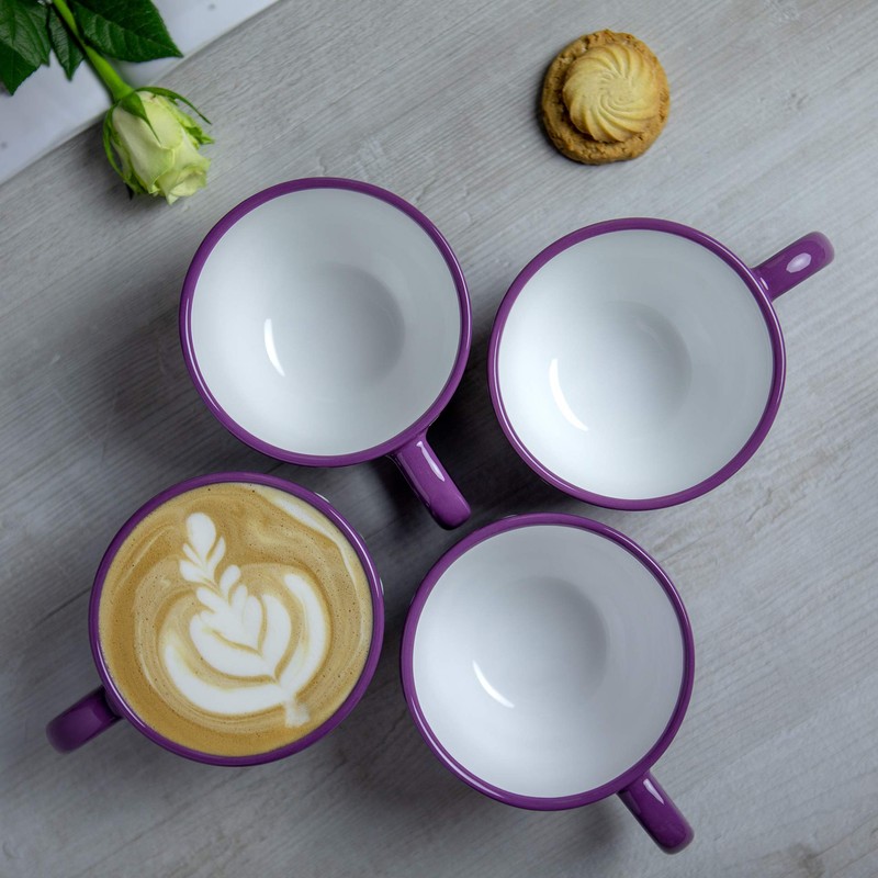 City to Cottage Purple and White Polka Dot Spotty Designer