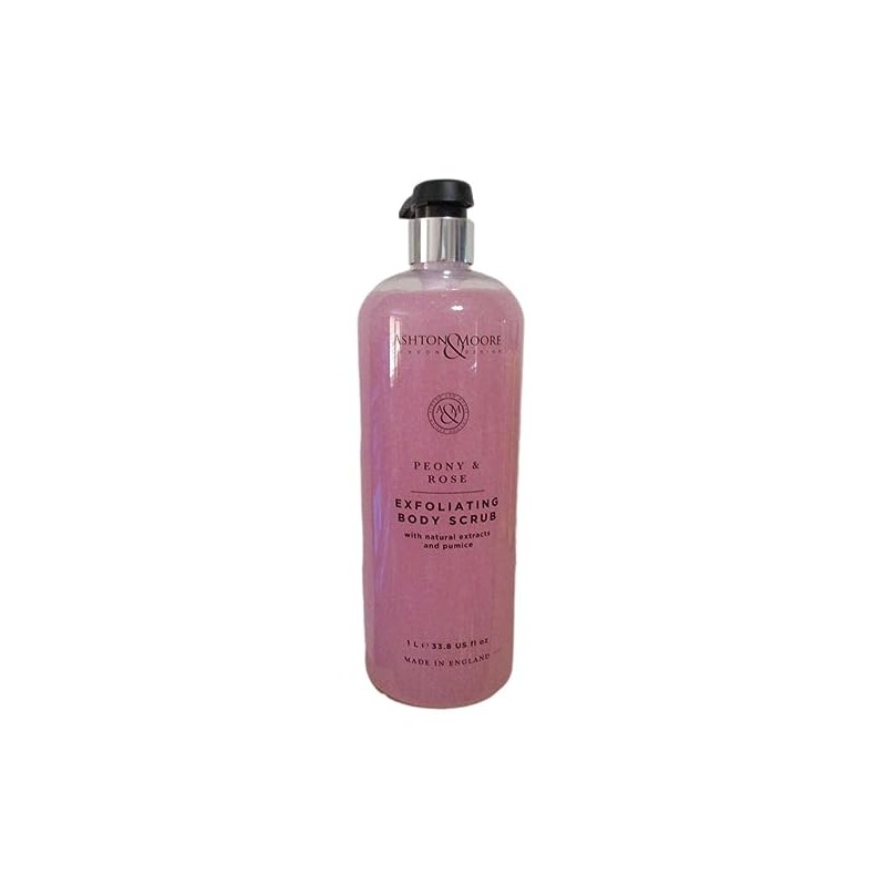 Ashton Moore Peony & Rose Exfoliating Body Scrub 1L