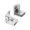 sourcing map 1 Pair Glass Door Display Cabinet Door Hinge