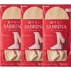 Gunze SABRINA/Sabrina Foot Cover, Set of 3, Non-Slip, Ultra Deep