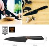 Fiskars Kochmesser, Modernes Design, Gesamtlänge: 27 cm, Qualitätsstahl/Kunststoff, Edge, 1003095,