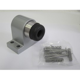 RSW -Door Stop 83029 Grey Door Stop Solid Cast Aluminium Floor Mounted Door Stop