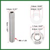 Motoforti 10pcs Stainless Steel Exhaust Manifold Bolt Stud Hardware for