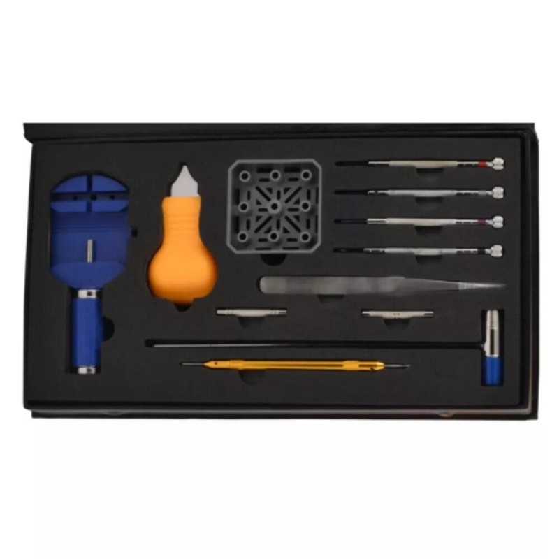 Watchtoolz DELUXE 12P WATCH BAND LEATHER RUBBER STRAP CHANGING TOOL