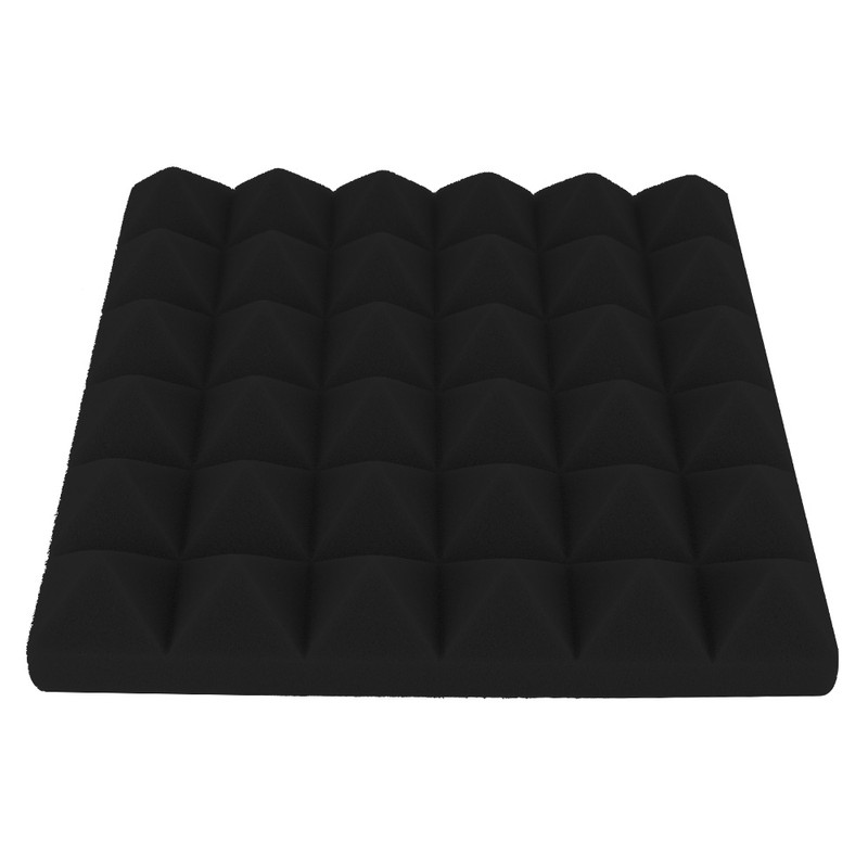 6Pcs Pyramid Shape Sound Absorbing Foam Acoustic Panels Soundproofing Foam