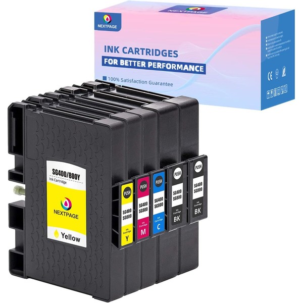 NEXTPAGE Sawgrass SG400 Sublimation Ink Cartridges Compatible for Sawgrass Virtuoso