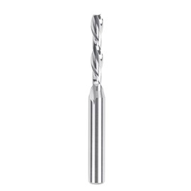 SpeTool 3/16" Cutting Diameter Downcut Spiral Router Bit 1/4" Shank Carbide End Mill CNC Wood Router Bits for Slotting Trimming