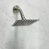 Alta Aqua Modern Square Rain Shower System with Pressure-Balanced Mixing