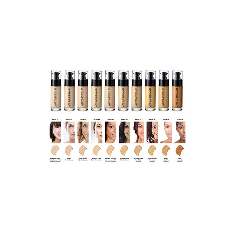 JAPONESQUE Luminous Foundation, Shade 10