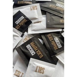 50 Salt + 50 Pepper sachets 100 in Total.