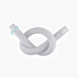ONRAI Washing Machine Drain Hose, Automatic Washing Machine Drain Hose, Replacement, Antibacterial, Odor Resistant, Shedding Prevention, Leak Proof, Light Gray, 33.5 inches (85 cm)