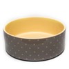 Petface Grey Spots Ceramic Bowl, 13 cm
