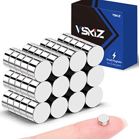 20PCS imanes de nevera, imanes de refrigerador para pizarra blanca, plata | Pequeños pernos magnéticos de acero inoxidable fuertes para oficina, aula,