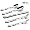 HaWare Silverware Set for 12, 60-Piece Heavy Duty Stainless Steel