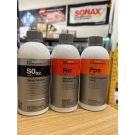 Koch Chemie  SO.O2 Spray Sealant + Rrr Reactive Rust Remover + Pps Panel Prep
