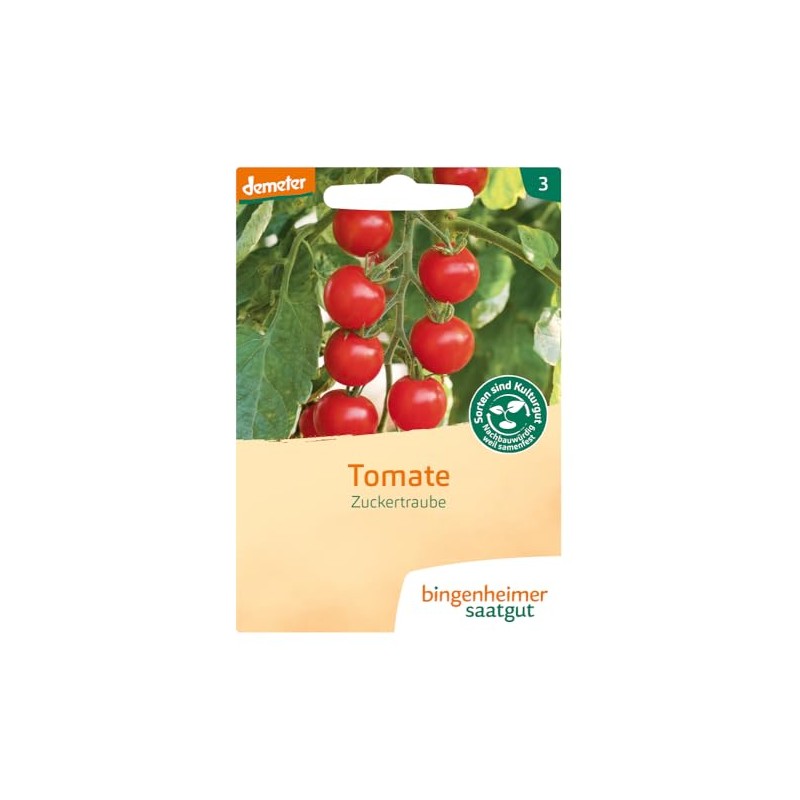 Bingenheimer Seeds - Tomato Cocktail Tomato Sugar Grape - Vegetable