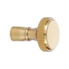 B&P Lamp® Polished and Lacquered Solid Brass Knurled Key
