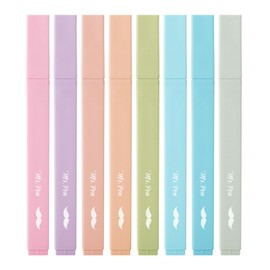 Mr. Pen- Aesthetic Highlighters, 8 pcs, Chisel Tip, Pastel & Vintage Colors, Cute Highlighters Assorted Colors, Bible Highlighters and Pens No Bleed, No Bleed Highlighters for Bible Pages No Bleed
