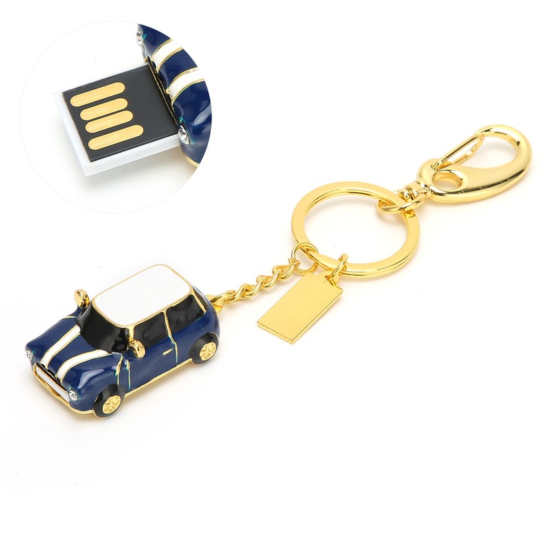 U Disk USB2.0 Flash Drive Stylish Cartoon Car Shape File