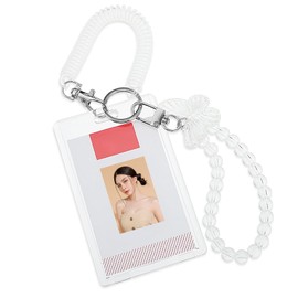 GEEHUA Clear Acrylic Kpop Photo Card Holder, Inner Dimensions 9 x 5.6 mm / 3.54 x 2.20 Inch Transparent ID Holder Credit Card ID Bank Card Bus Card Student Card (Vertical)